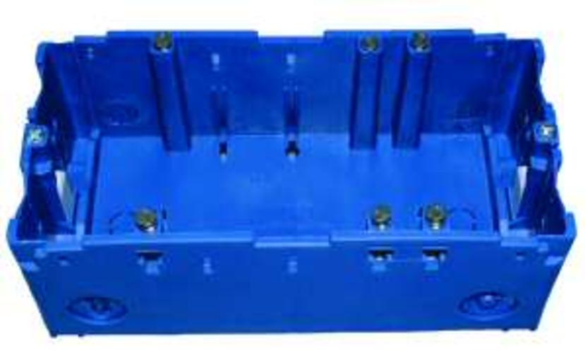 1St. Protec.class PBRED 265 blau Geräteeinbaudose 2-fach