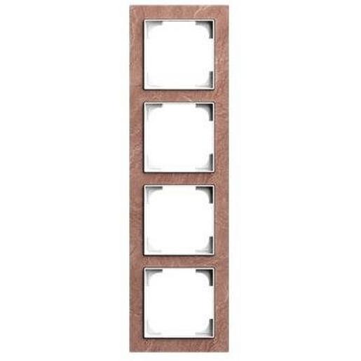 1St. Busch-Jaeger 1724-4097 Rahmen 4-fach Schiefer Terra Rosso 1St. Busch-Jaeger 1724-4097 Rahmen 4-fach Schiefer Terra Rosso
