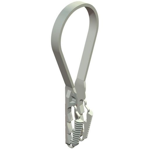 100St. OBO Bettermann 1973 8-28 LGR BKS-Klemmschelle 8-28mm, PA, lichtgrau