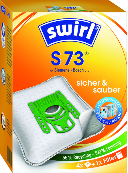 1St. Melitta VE Staubfilter-Beutel S 73 (1 VE= 3Satz a 4 Tüten)MP Plus AirSpace