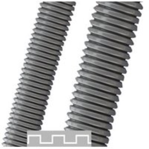 50m Flexa ROHRflex PA 6, AD21, Wellschlauch, PA 6, grau AD 21,2, 16,5 x