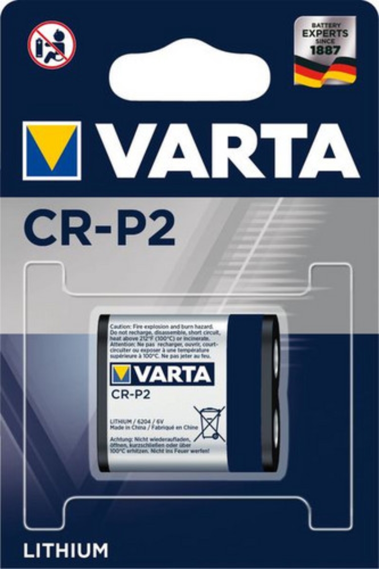 10St. Varta Photo Lithium-Block CR 06204301401 P2 Photobatterie 6V 1600mAh