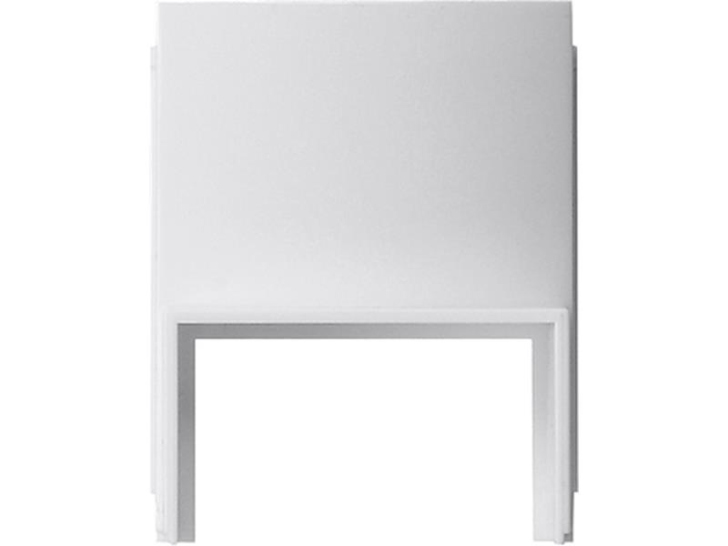 1St. Gira 0017053 Adapter Ltg.einf. 1f Kanal 20 x 30 mm Gira Studio Reinweiß