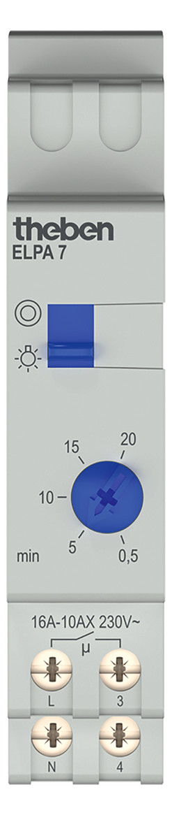 1St. Theben ELPA 7 Treppenlicht-Zeitschalter elektronisch,