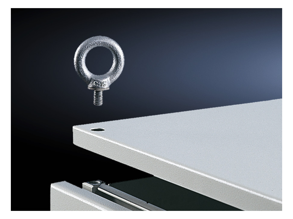 1St. Rittal SZ 4568.000 Transportösen für TS/SE, Stahlblech