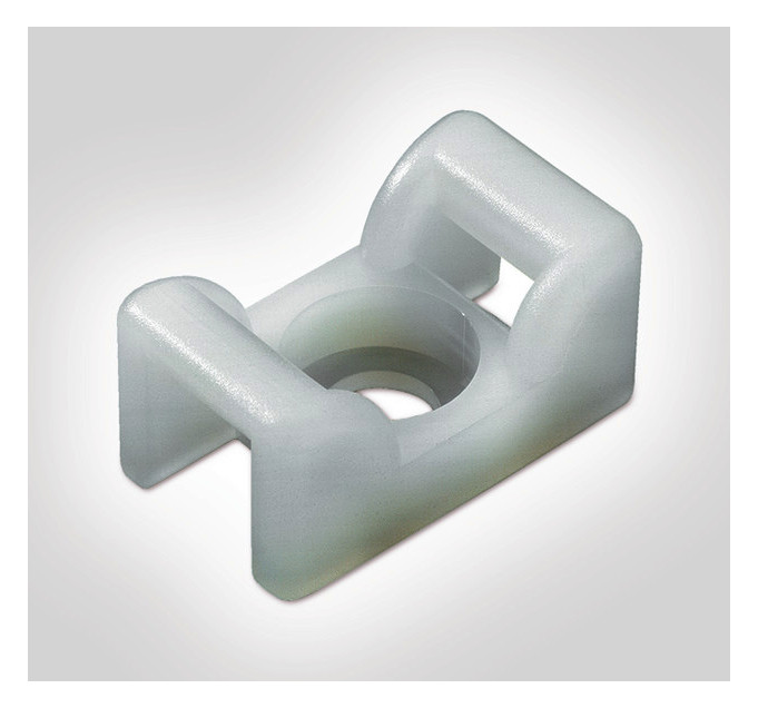 100St. Hellermann Tyton KR8G5-PA66-NA (100), 151-24819 Befestigungssockel Natur 100 ST ME