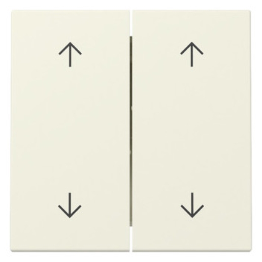 1St. Gira 329701 Wippe 2-fach Pfeile System 55 cremeweiß glänzend