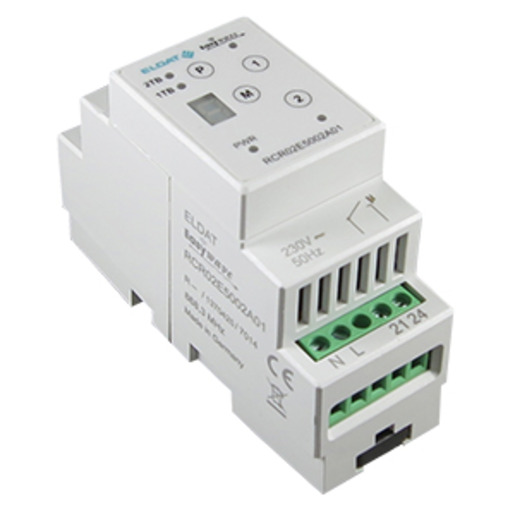 1St. Eldat RCR02EN5002A01-29K Hutschienen-Empfänger Ein/Aus Easywave neo 868 MHz 2-Kanal 230V grau