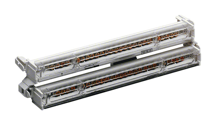 1St. Hager KM25A PE/N-Klemme universZ 2x25 Klemmstellen