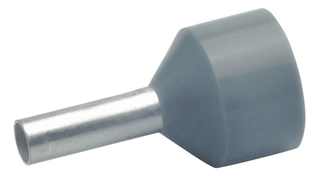 100St. Klauke 43410 Aderendhülsen isoliert 4 mm², 17, 5 mm Länge