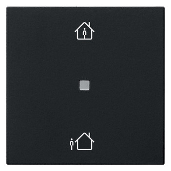 1St. Gira KNX RF Bedienaufs.1f 5106005 Heizmodus System 55 Schwarz m