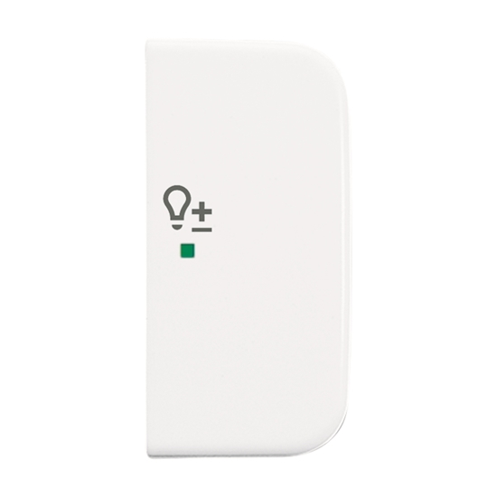 1St. Busch-Jaeger 6234-22-214 Wippe, 2-fach rechts, mit Symbol Dimmer Busch-free@home alpinweiß