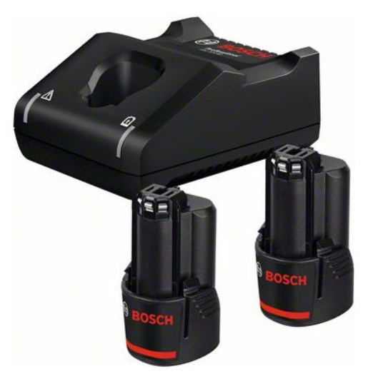 1St. Bosch STARTER-SET+GAL Akku Starter-Set: 2 x GBA 12 Volt, 2.0 A