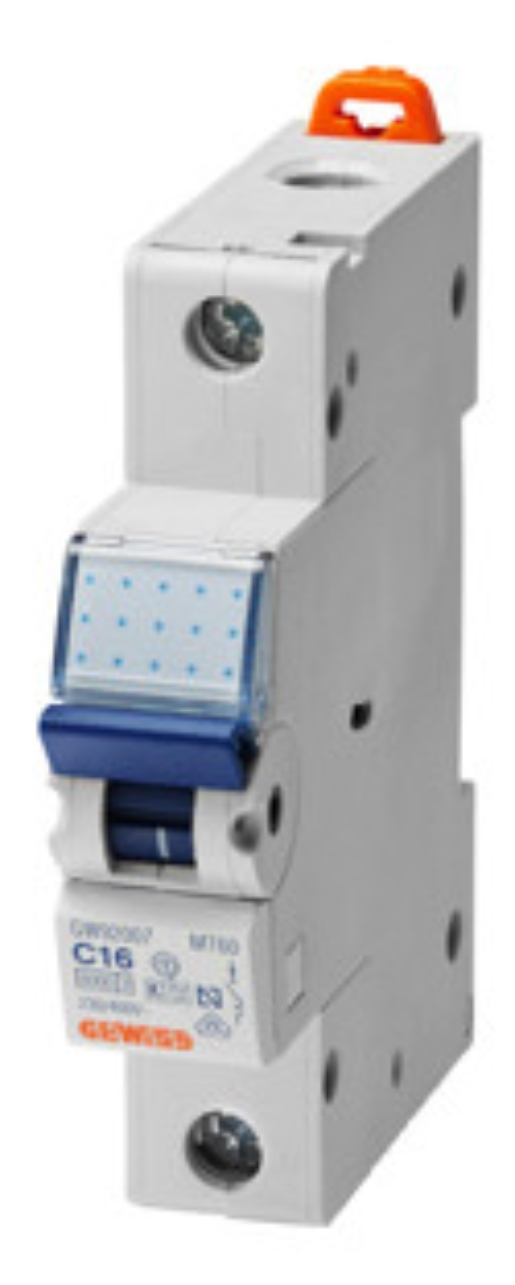 1St. Gewiss GW92607 MT100 LS SCHALTER C16A 1P 10KA 1TE