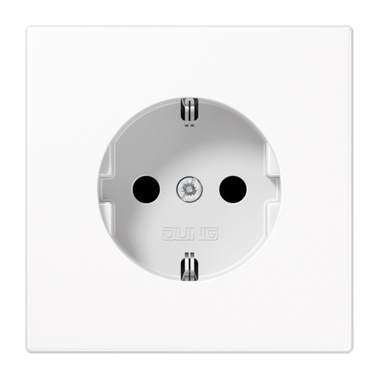 1St. Jung LS1520NWW Steckdose 16A  250V ohne Krallen LS 1520 N WW
