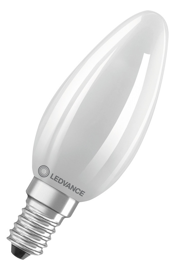 1St. Ledvance LED CLASSIC B DIM P 4.8W 827 FIL FR E14 470lm 2700K LED-Minikerze