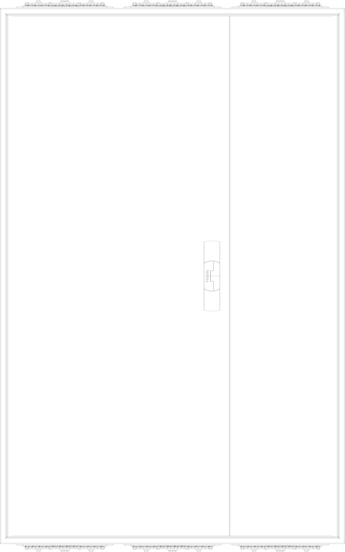 1St. F-Tronic ZA123 Leergehäuse ZA123, IP31/IP43, H=1250mm, B=800mm 7120513