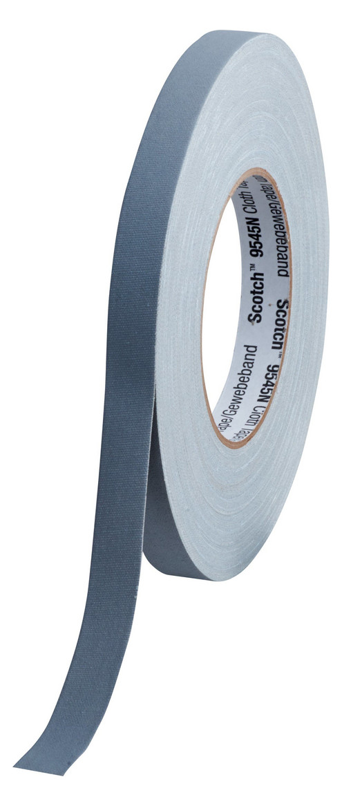 50m 3M 9545N Imprägniertes Gewebeband, Grau, 15 mm x 50 m, 0,3 mm