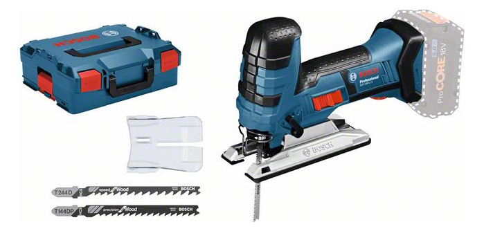 1St. Bosch 06015A5101 Akku-Stichsäge GST 18 V-LI S, Solo Version, L-BOXX