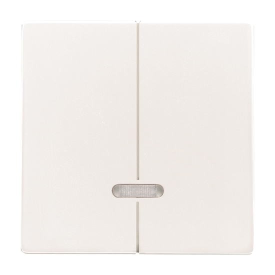 1St. Busch-Jaeger 6545-84 Bedienelement, mit Glimmlampe carat studioweiß