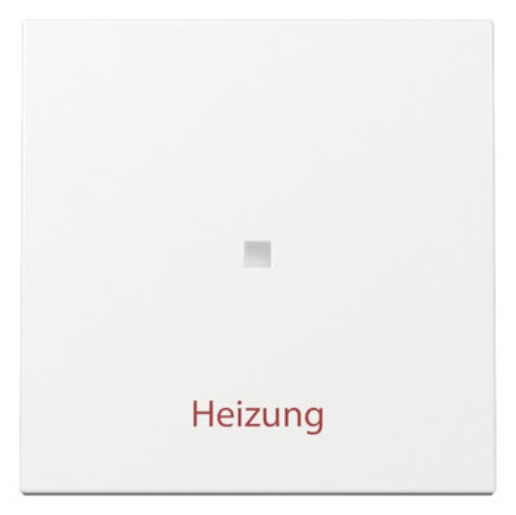 1St. Gira 367803 Wippe Kontrollfenster + Heizung Ein/Aus reinweiß glänzend