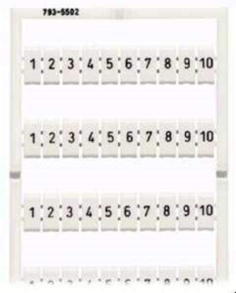 5St. Wago 793-5502 WMB 5-5,2 mm, Aufdruck waagerecht 1 - 10 7935502 5St. Wago 793-5502 WMB 5-5,2 mm, Aufdruck waagerecht 1 - 10 7935502