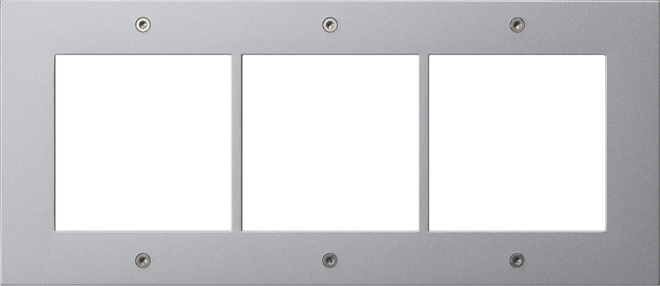 1St. Gira 850365 Designrahmen 3f Türstation AP Gira TX_44 F Alu