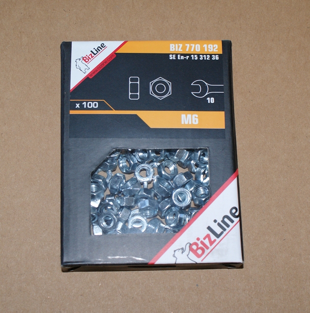 100St. Bizline BIZ 770192 Sechskantmutter M6 BIZ770192...