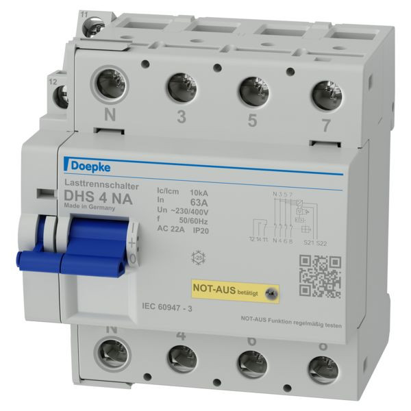 1St. Doepke DHS 4-063 NA Doepke Lasttrennschalter kompakt