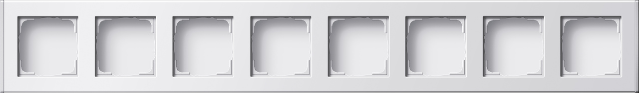 1St. Gira 136627 Profil 8f senkr. + waager. Profil 55 Reinweiß(lack.)