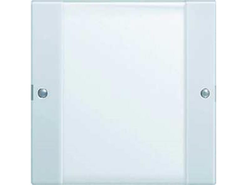 1St. Gira 213103 Wippenset 1fach mit Beschriftungsfeld System 55 Klar/Reinweiß