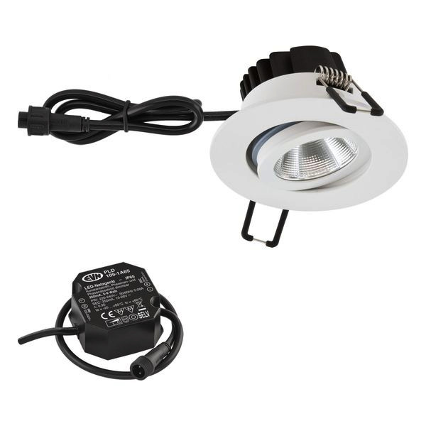 1St. EVN PC650N90102 Power-LED Leuchte, schwenkbar mit Netzge