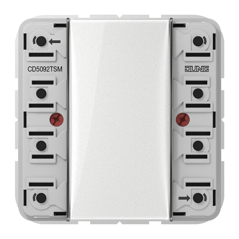 1St. Jung CD5092TSM KNX Tastsensor-Modul Universal 2fach Beschriftungsfeld integrierter Busankoppler CD 5092 TSM