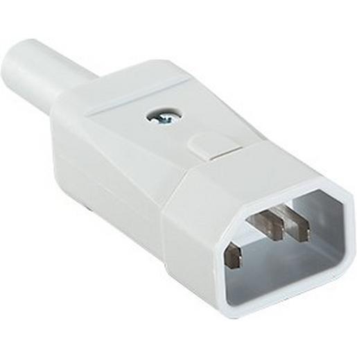 1St. Bachmann 915.971 Kaltgerätestecker Typ 749 70 C