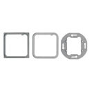 1St. KINDERMA 7442000001 Passend für Anschlussblenden 50 x 50 mm