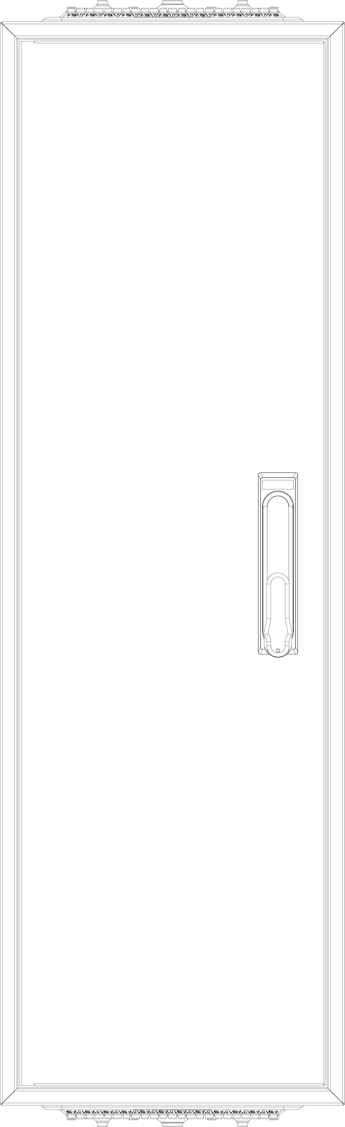 1St. F-Tronic ZF091 Leergehäuse ZF091, IP54, H=950mm, B=300mm 7120521