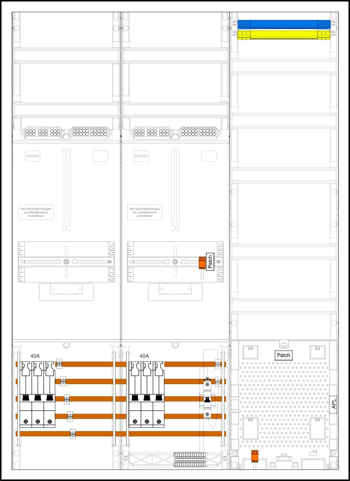 1St. F-Tronic 3HZ732APZ40B10 3HZ732APZ40B10, 2 ZP, 1 VAPZ inkl. APL, SLS 40A, SPVGB10, 2 PPV, 1 PL150 7190520