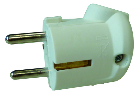1St. PROTEC.class PSSWI15 SK Winkelklappstecker 16A, weiss