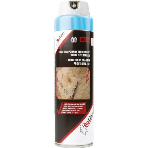 1St. Bizline BIZ 740106 Multidirektionaler, leuchtender Baumarkierer 500 ml, blau 0