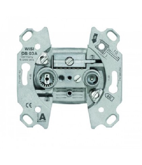 1St. Wisi DB03A Univers Stichdose 4dB 2400MHz DC Bypass 1St. Wisi DB03A Univers Stichdose 4dB 2400MHz DC Bypass
