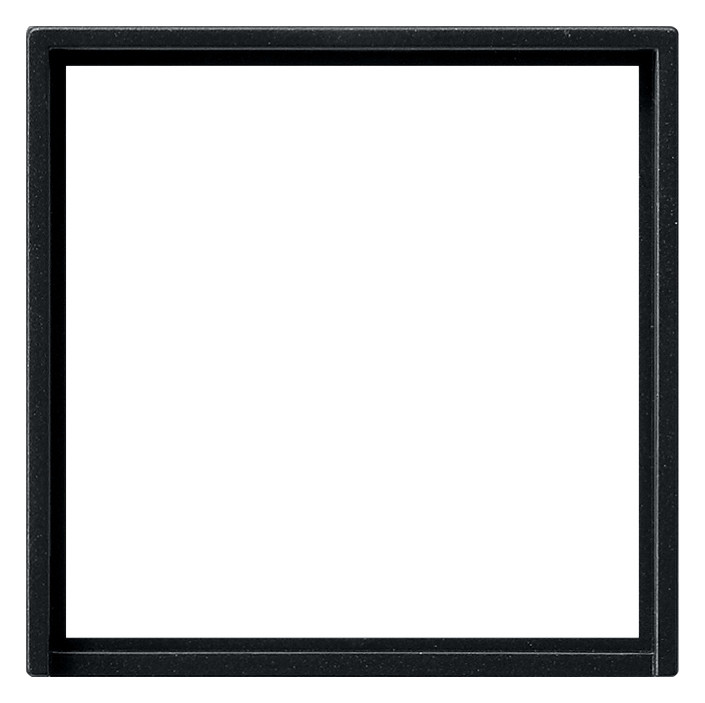 1St. Gira 0282005 Adapterrahmen quadr. 50 x 50 mm System 55 Schwarz matt