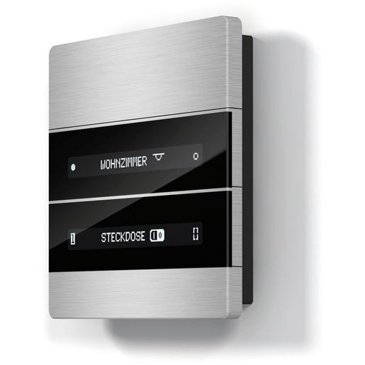 1St. Enertex 1157-03-AL MeTa KNX Raumcontroller Starter alu gebürstet