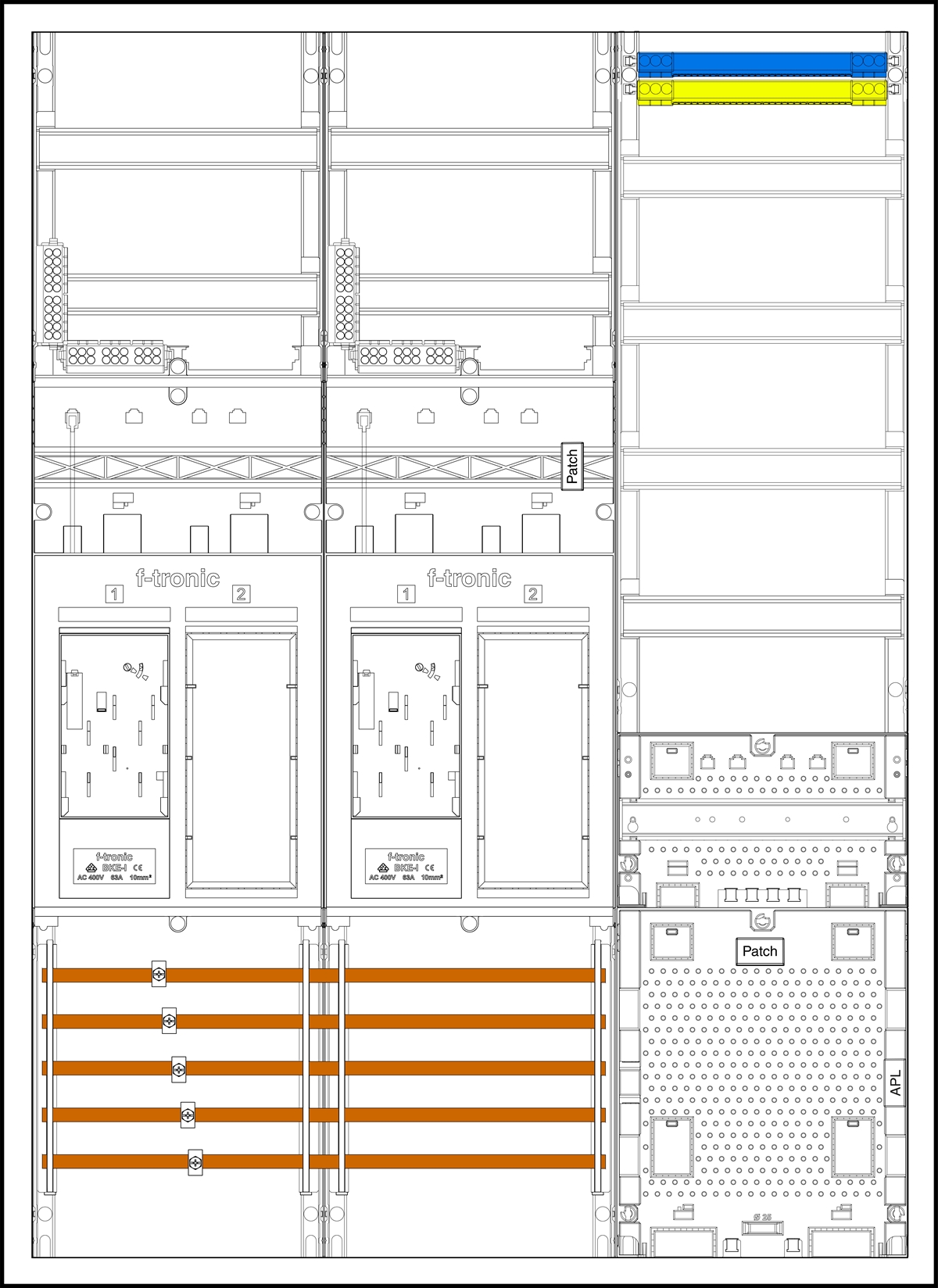 1St. F-Tronic EHZ732APZRFZ EHZ732APZRFZ, 2 ZP, 2 DS, 2 R, 1 VAPZRFZ inkl. APL,2 PPV, 1 PL150 7195564