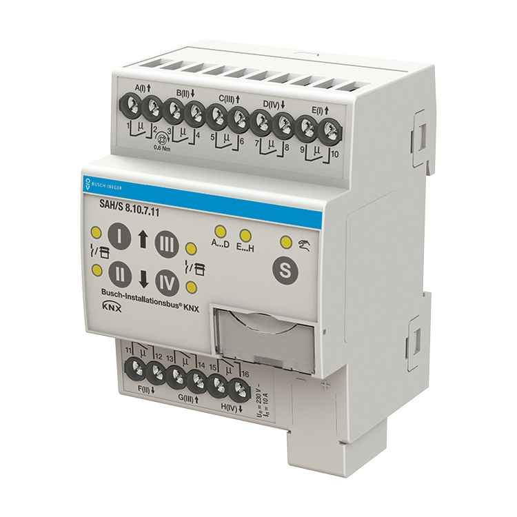 1St. Busch-Jager  SAH/S8.10.7.11 SAH/S8.10.7.11 Schalt-/Jalousieaktor, 8f