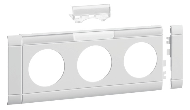 1St. Hager GB080319010 Blende 3-fach STD OT 80mm beschr reinweiß 1St. Hager GB080319010 Blende 3-fach STD OT 80mm beschr reinweiß