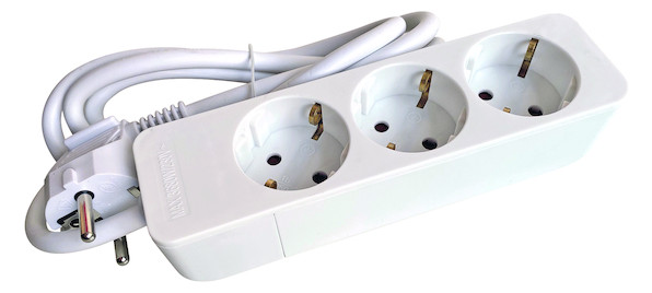 1St. Protec.class PTSD 3W PTSD 3w 3fach ohne Schalter weiss