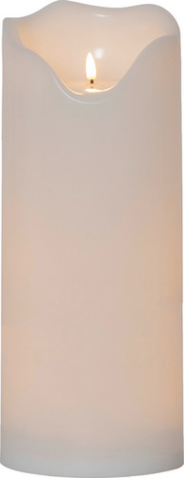 1St. STAR TRADING 064-45 064-45 LED Kerze Flamme Grand weiss