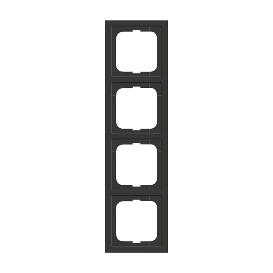 1St. Busch-Jaeger 1724-181K future linear-4-fach Rahmen future linear anthrazit