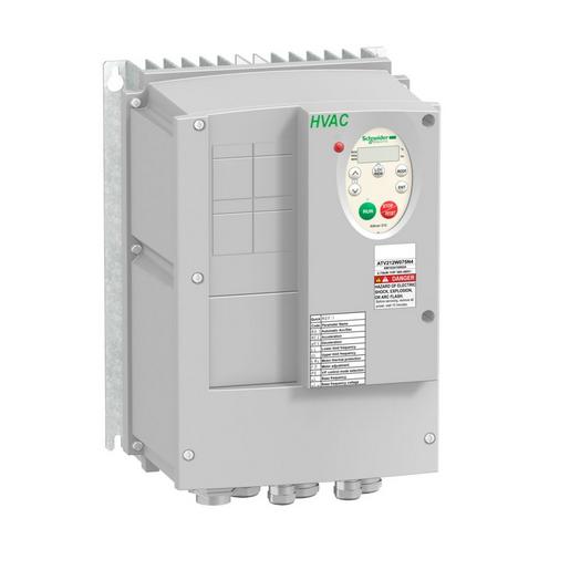 1St. Schneider Electric ATV212WU22N4 Frequenzumrichter ATV212, 2,2kW, 480V, 3-ph., EMV Klasse C2, IP55
