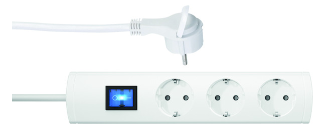 1St. Protec.class PTSD90 3SFW1 TSD 90Toepfe mit Schalter 3f weiss 1,4m